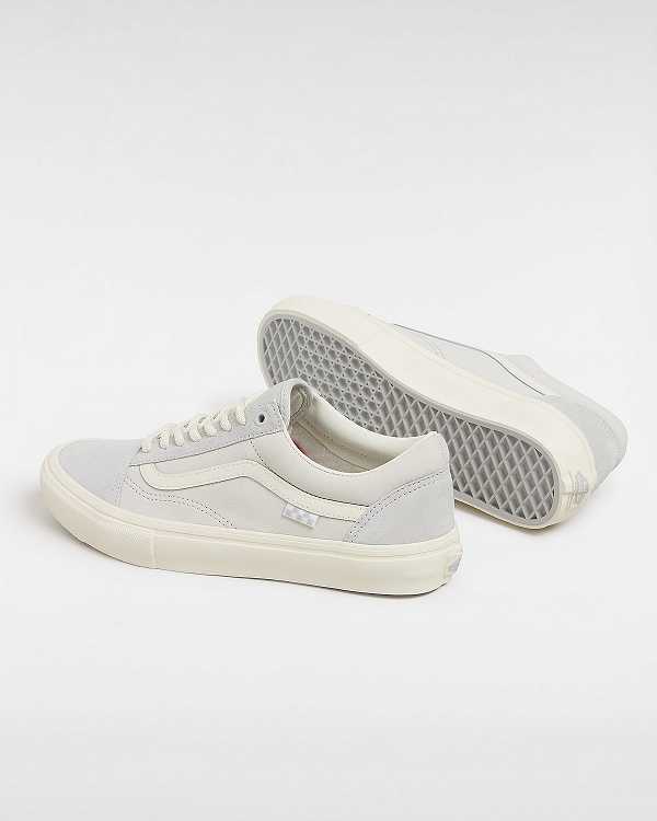 Men Vans Old Skool Skate Shoes White Malaysia | VN2138564