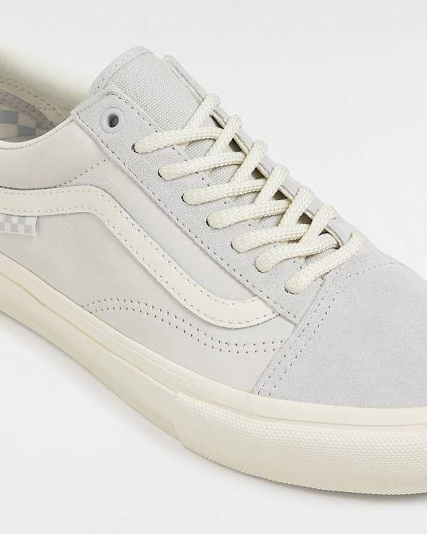 Men Vans Old Skool Skate Shoes White Malaysia | VN2138564