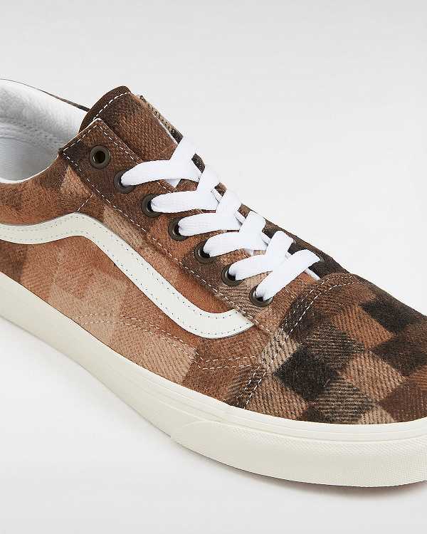 Men Vans Old Skool Sneakers Brown Malaysia | VN4578396