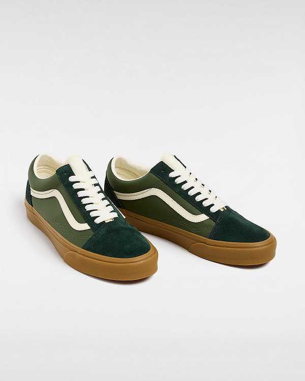 Men Vans Old Skool Sneakers Green Malaysia | VN9840731