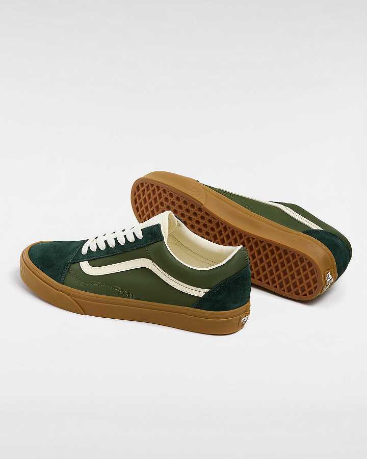 Men Vans Old Skool Sneakers Green Malaysia | VN9840731