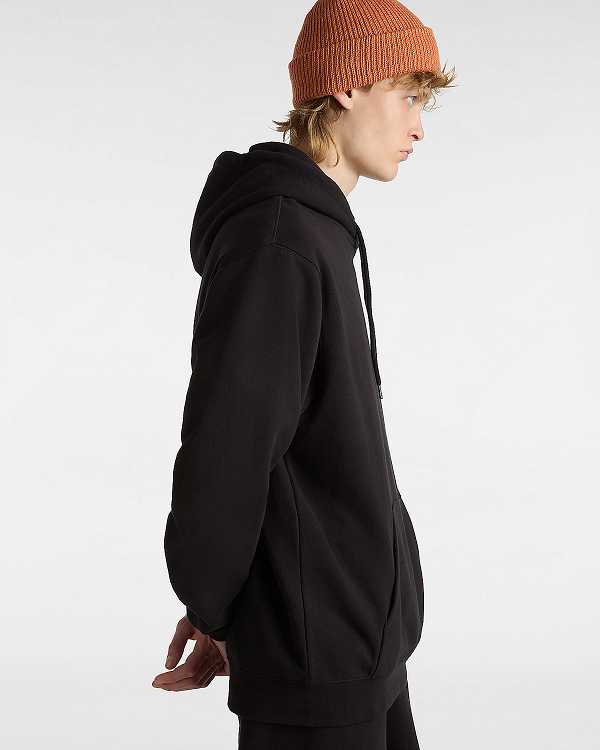 Men Vans Original Standard Loose Hoodie Black Malaysia | VN1028594