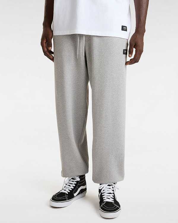 Men Vans Original Standards Fleece Loose Pants Grey Malaysia | VN1975204