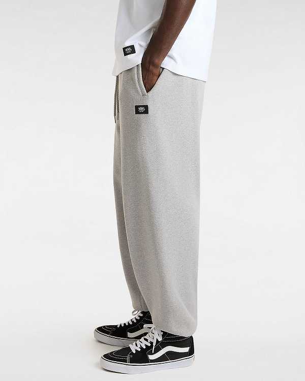 Men Vans Original Standards Fleece Loose Pants Grey Malaysia | VN1975204
