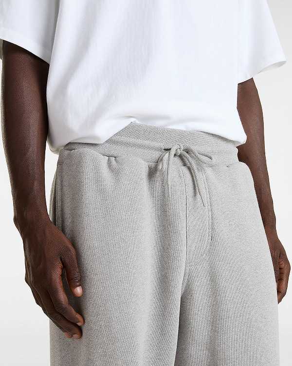 Men Vans Original Standards Fleece Loose Pants Grey Malaysia | VN1975204