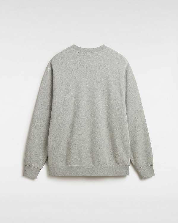 Men Vans Original Standards Loose Crew Sweatshirt Grey Malaysia | VN3642019