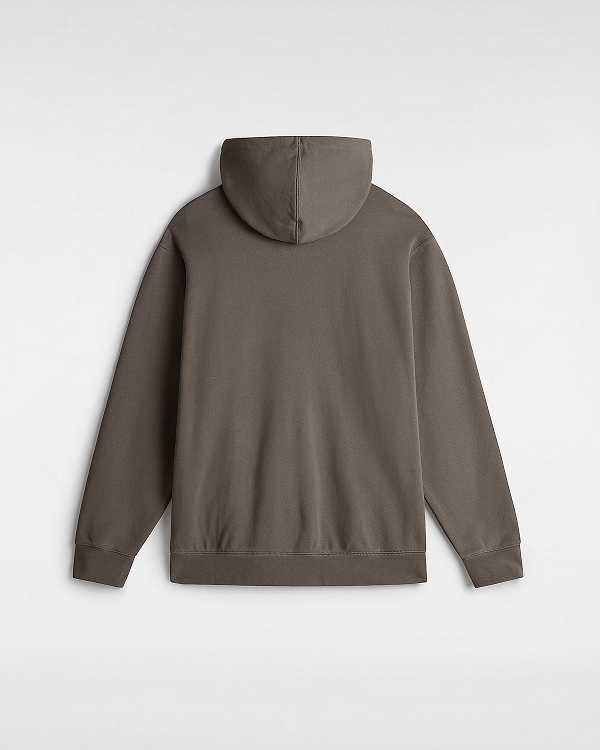 Men Vans Original Standards Loose Hoodie Brown Malaysia | VN8146739