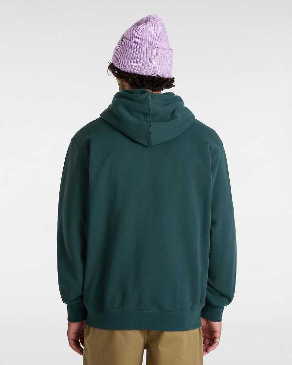 Men Vans Original Standards Loose Hoodie Green Malaysia | VN5816329