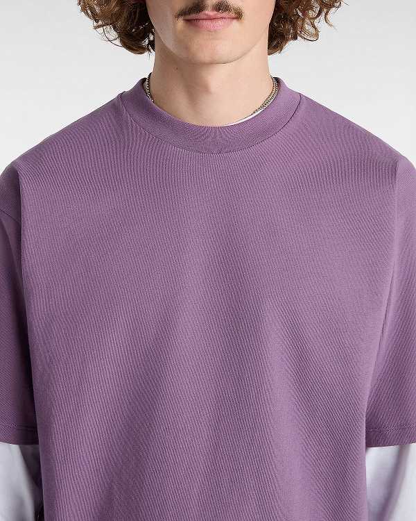 Men Vans Original Standards T Shirts Purple Malaysia | VN9234815
