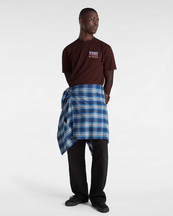 Men Vans Palm Cheers Classic T Shirts Brown Malaysia | VN1956304