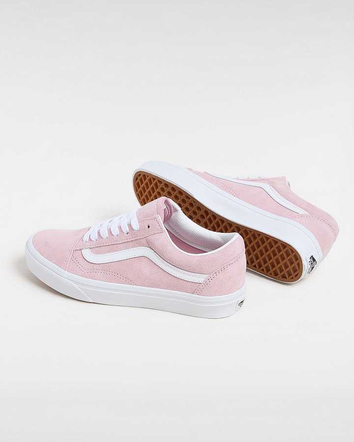 Men Vans Pig Suede Old Skool Sneakers Pink Malaysia | VN5693847