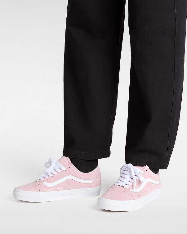 Men Vans Pig Suede Old Skool Sneakers Pink Malaysia | VN5693847