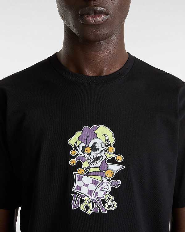 Men Vans Prankster T Shirts Black Malaysia | VN6297504