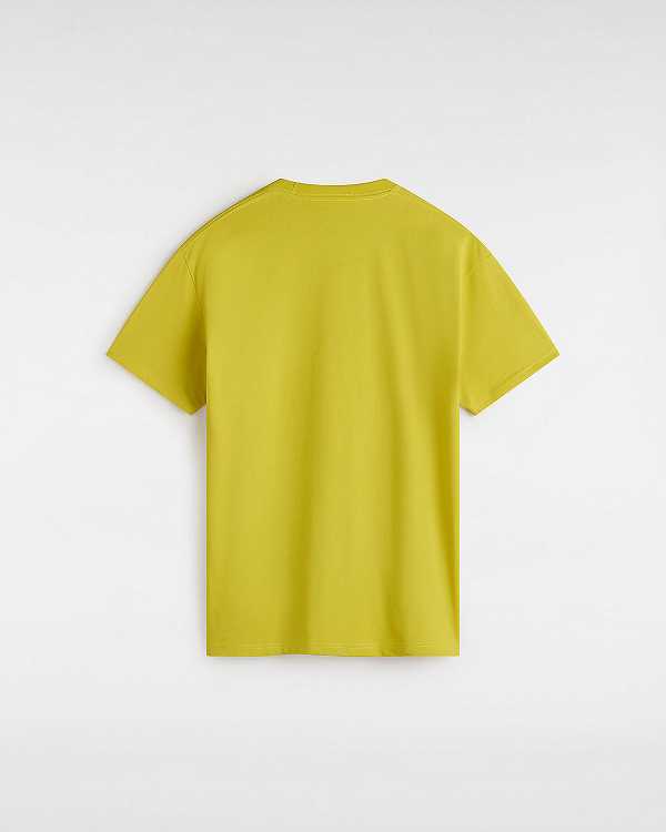 Men Vans Prankster T Shirts Yellow Malaysia | VN6890412