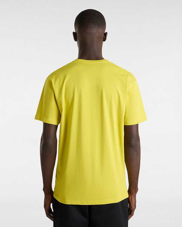 Men Vans Prankster T Shirts Yellow Malaysia | VN6890412