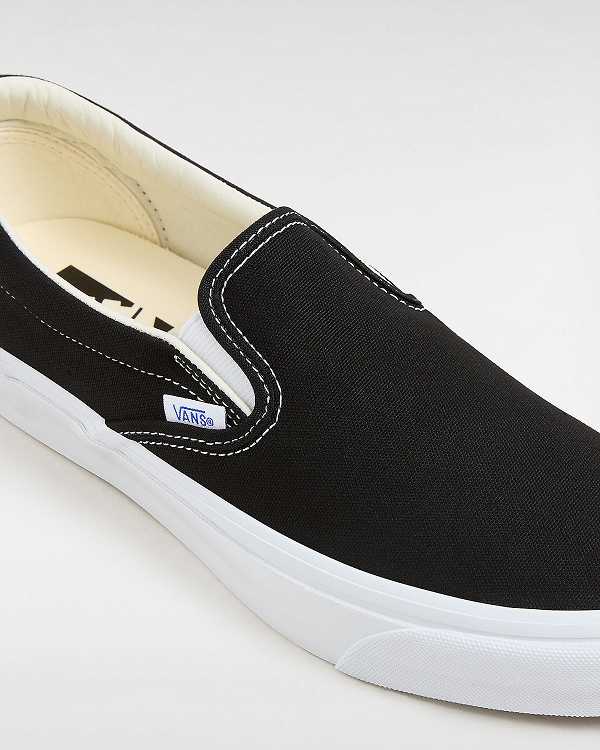 Men Vans Premium 98 Slip On Shoes Black Malaysia | VN2087396