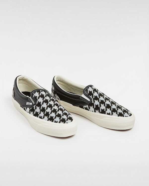 Men Vans Premium 98 Slip On Shoes Black Malaysia | VN8027365