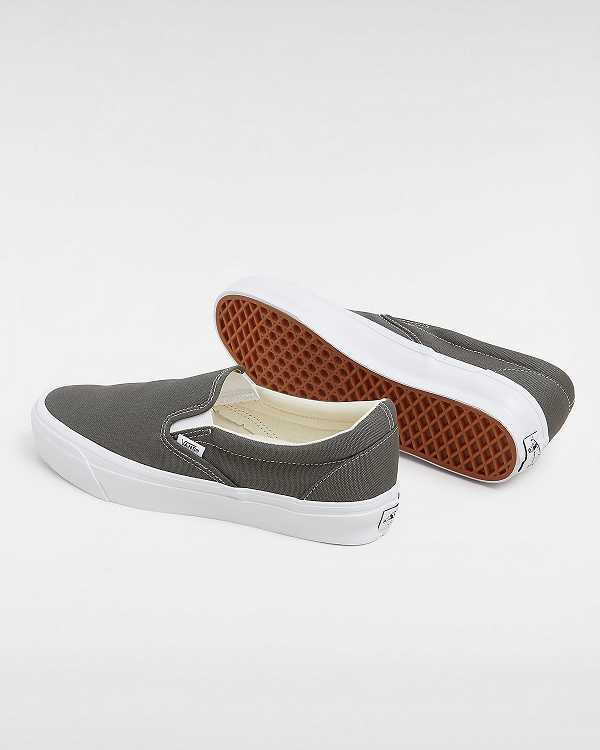 Men Vans Premium 98 Slip On Shoes Grey Malaysia | VN2567349