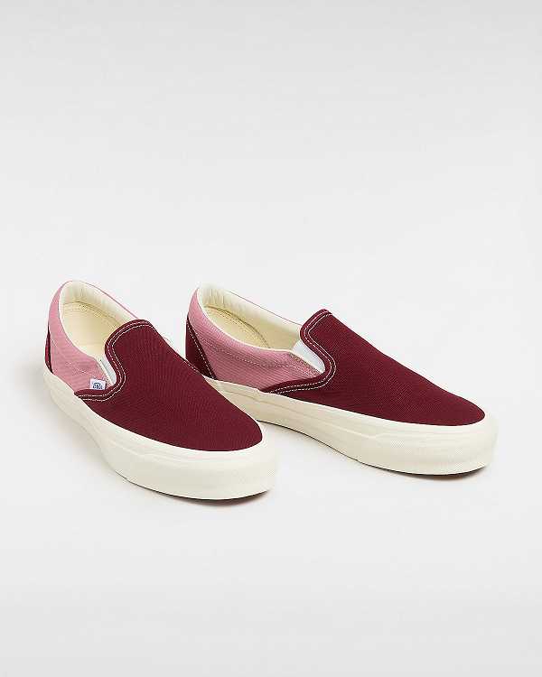 Men Vans Premium 98 Slip On Shoes Pink Malaysia | VN0354918