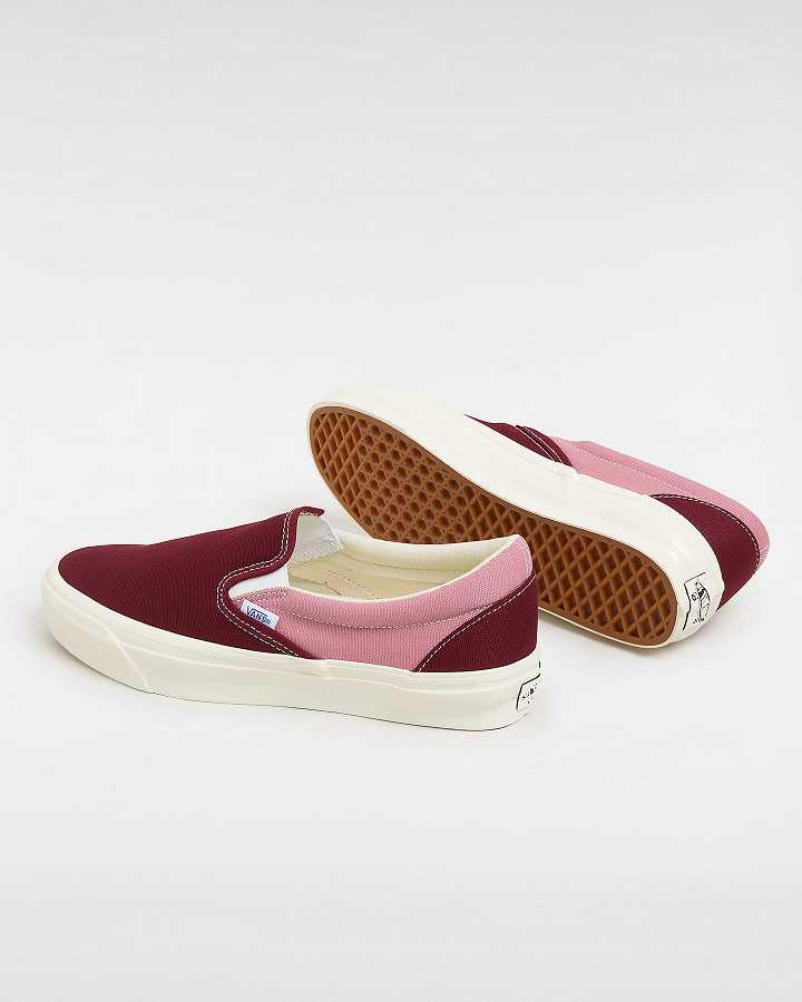 Men Vans Premium 98 Slip On Shoes Pink Malaysia | VN0354918