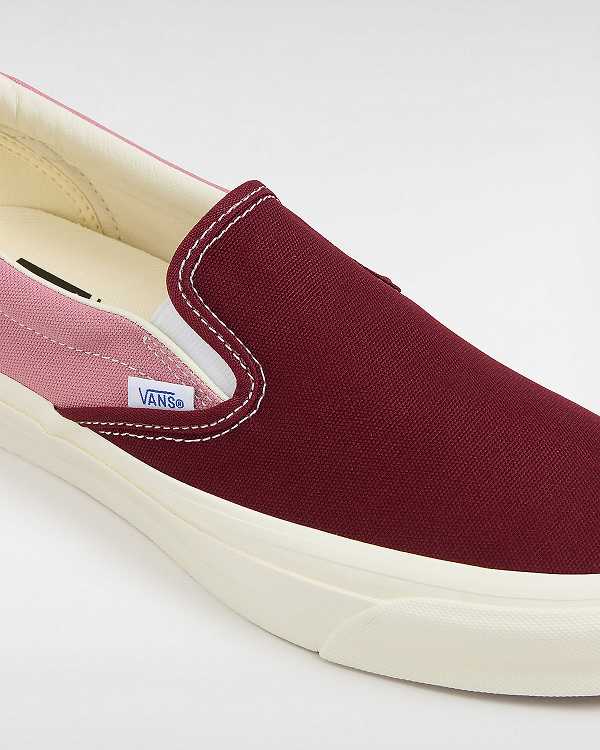 Men Vans Premium 98 Slip On Shoes Pink Malaysia | VN0354918