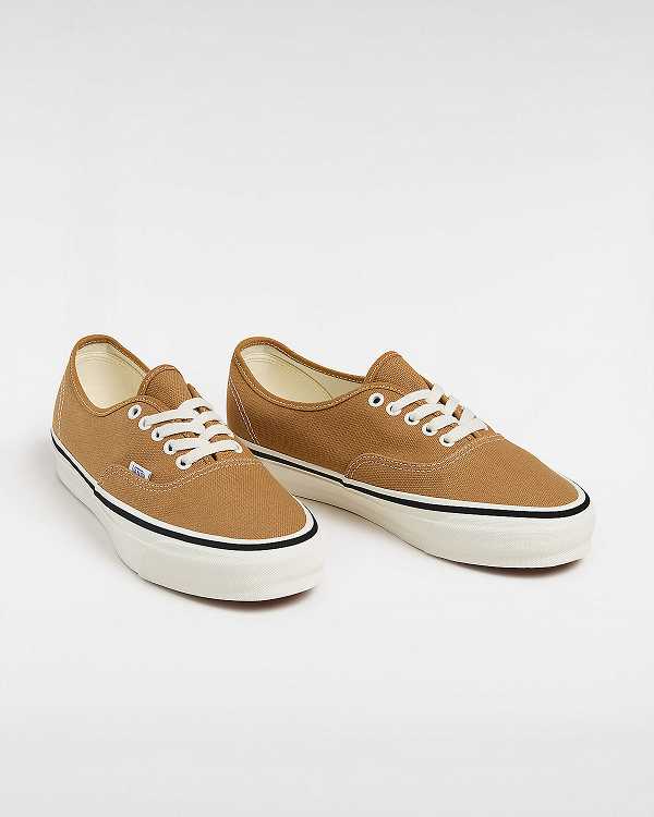 Men Vans Premium Authentic 44 Duck Canvas Shoes Brown Malaysia | VN6907845