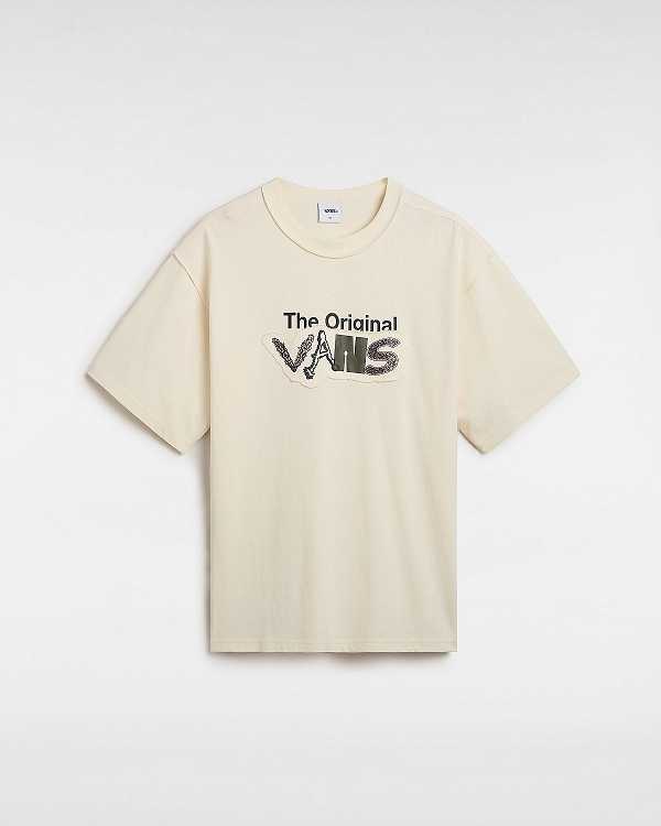 Men Vans Premium Clash Short Sleeve T Shirts White Malaysia | VN1792834