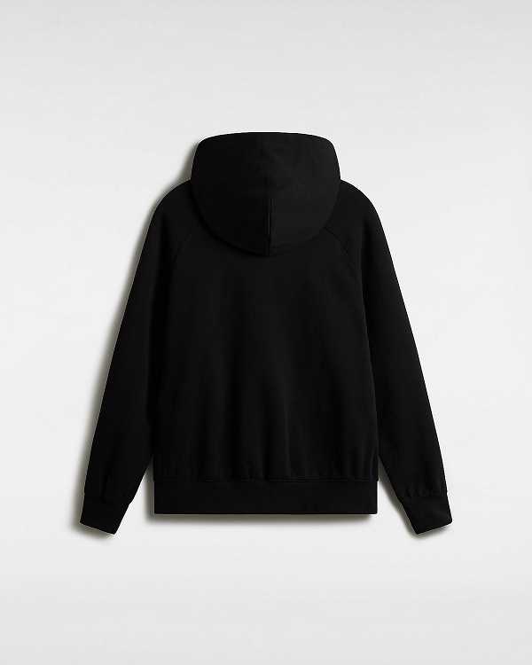 Men Vans Premium Logo Hoodie Black Malaysia | VN3164729
