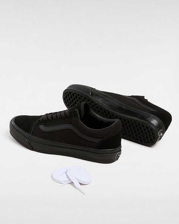 Men Vans Premium Old Skool Skate Shoes Black Malaysia | VN3785620
