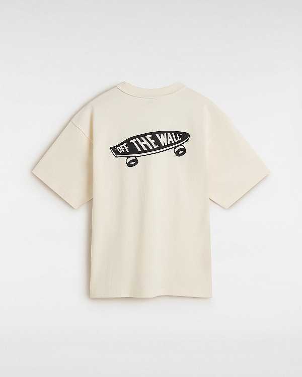 Men Vans Premium Original Salton Short Sleeve T Shirts White Malaysia | VN5094817