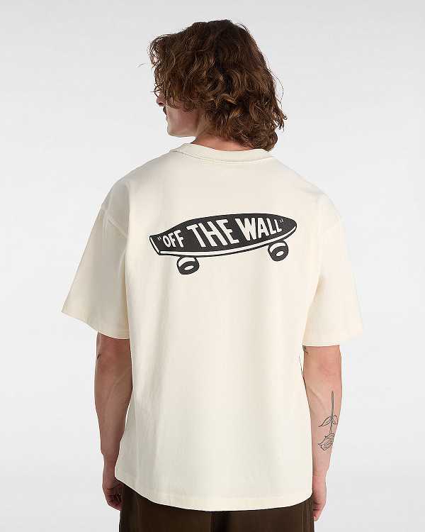 Men Vans Premium Original Salton Short Sleeve T Shirts White Malaysia | VN5094817