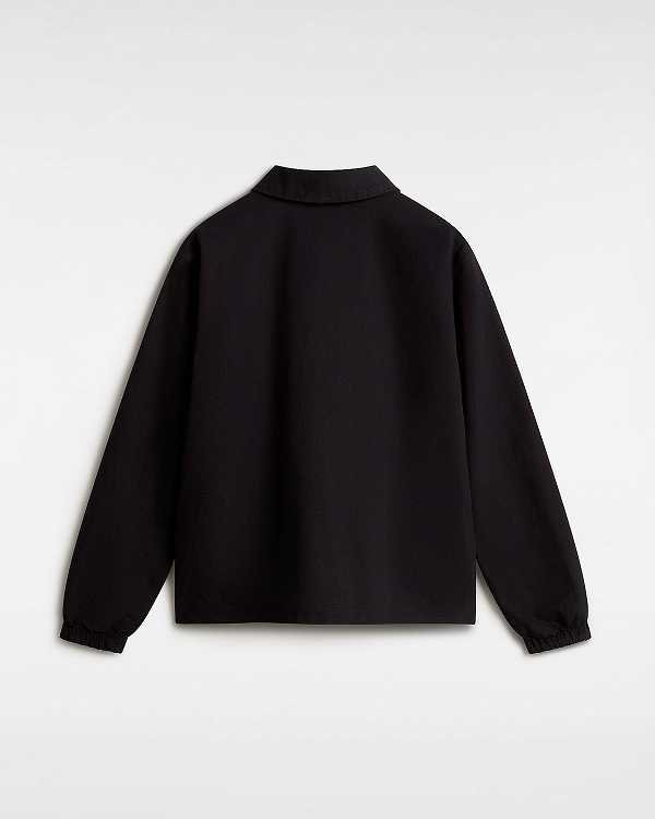 Men Vans Premium Reversible Station Jacket Black Malaysia | VN4795620