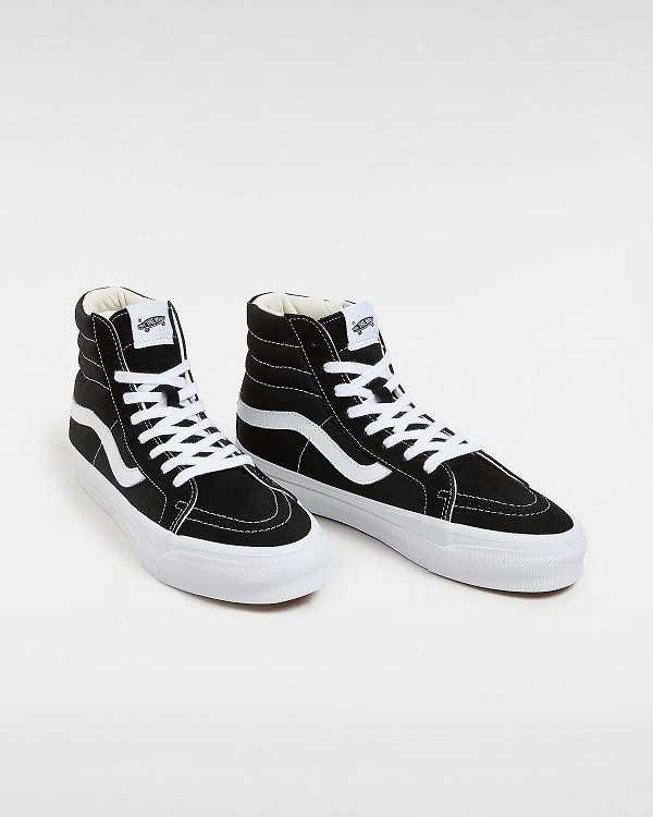 Men Vans Premium Sk8-Hi 38 Reissue Skate Shoes Black Malaysia | VN6853274