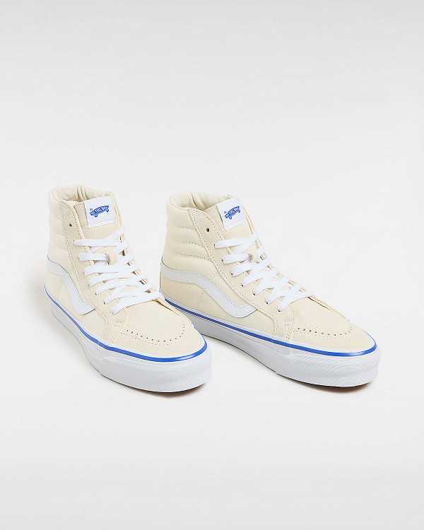 Men Vans Premium Sk8-Hi 38 Reissue Skate Shoes White Malaysia | VN6301254