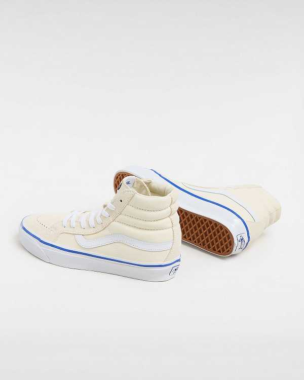 Men Vans Premium Sk8-Hi 38 Reissue Skate Shoes White Malaysia | VN6301254