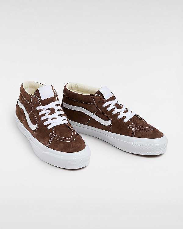 Men Vans Premium Sk8-Mid 83 Sneakers Brown Malaysia | VN3718045