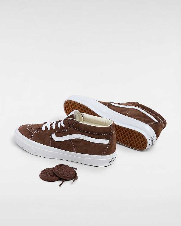 Men Vans Premium Sk8-Mid 83 Sneakers Brown Malaysia | VN3718045