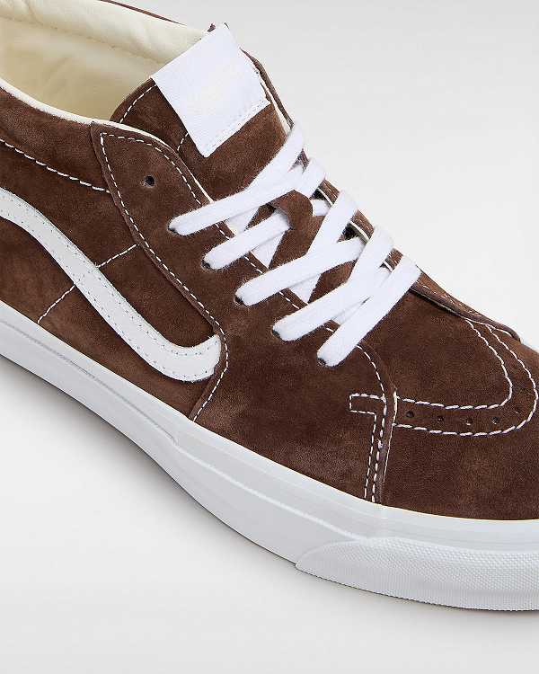 Men Vans Premium Sk8-Mid 83 Sneakers Brown Malaysia | VN3718045