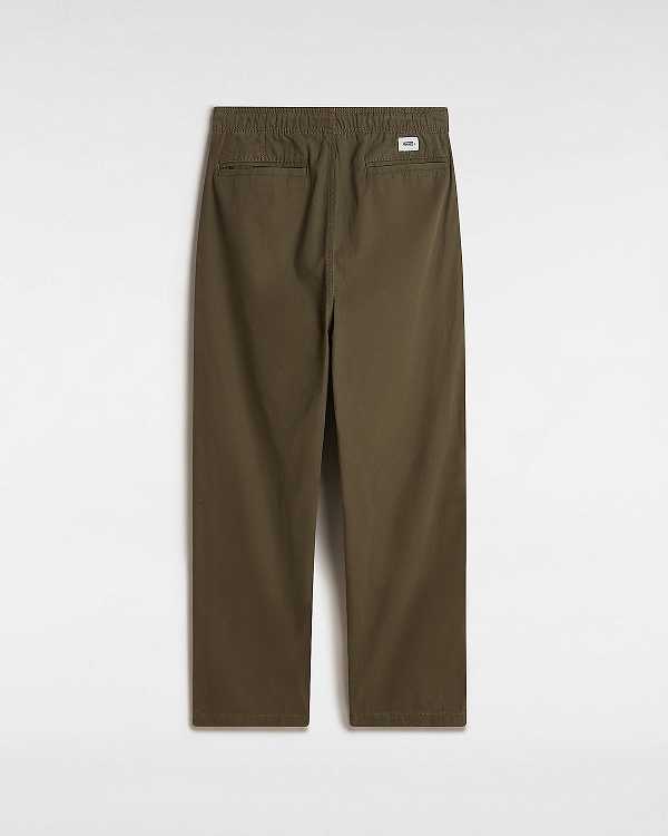 Men Vans Premium Twill Trouser Pants Green Malaysia | VN6549821