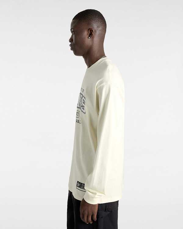 Men Vans Property Of Long Sleeve T Shirts White Malaysia | VN2756908
