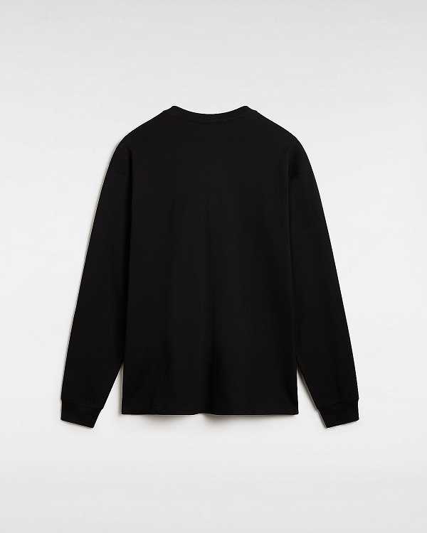 Men Vans Property Of Long Sleeve T Shirts Black Malaysia | VN8695074