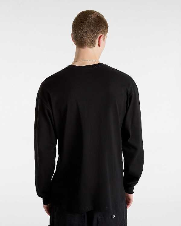 Men Vans Property Of Long Sleeve T Shirts Black Malaysia | VN8695074