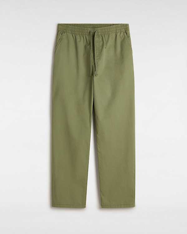 Men Vans Range Baggy Tapered Elastic Waist Pants Green Malaysia | VN6851724