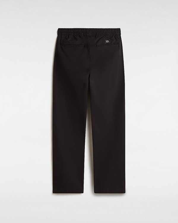 Men Vans Range Relaxed Elastic Pants Black Malaysia | VN0182679