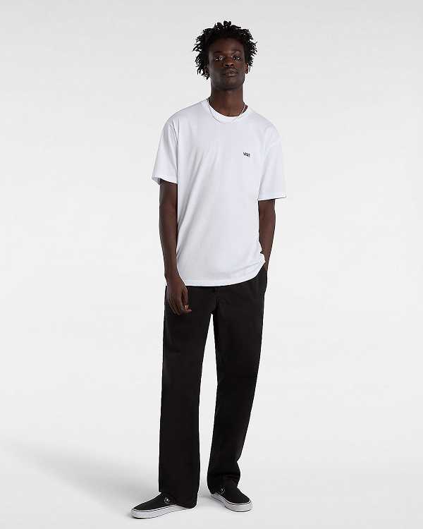Men Vans Range Relaxed Elastic Pants Black Malaysia | VN0182679