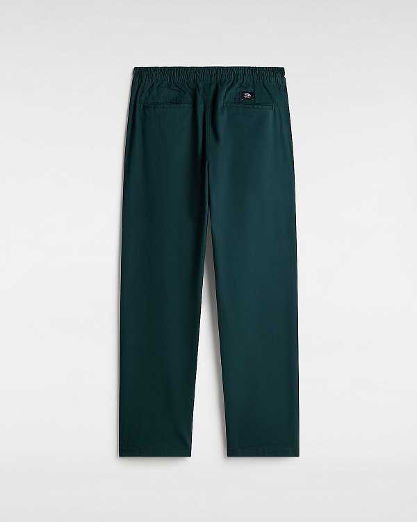 Men Vans Range Relaxed Elastic Pants Green Malaysia | VN5069472