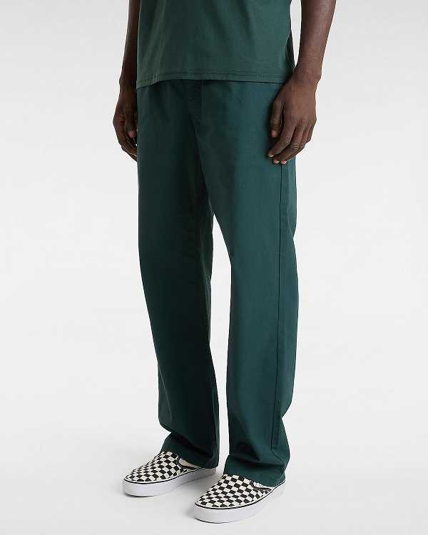 Men Vans Range Relaxed Elastic Pants Green Malaysia | VN5069472