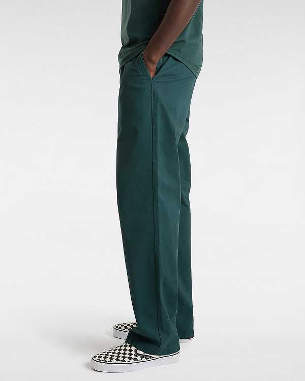 Men Vans Range Relaxed Elastic Pants Green Malaysia | VN5069472