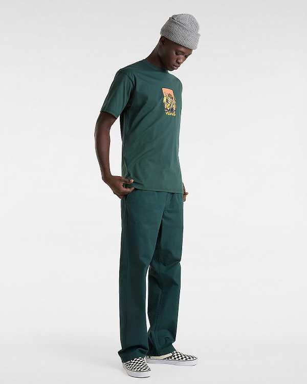 Men Vans Range Relaxed Elastic Pants Green Malaysia | VN5069472