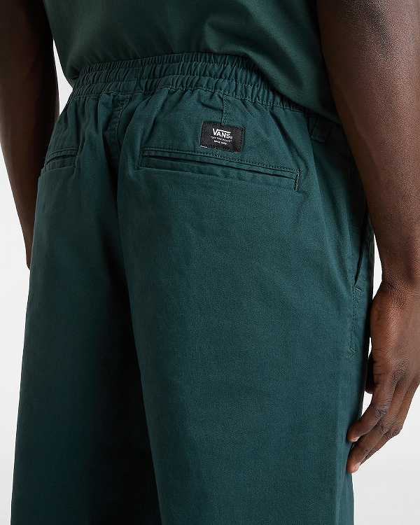 Men Vans Range Relaxed Elastic Pants Green Malaysia | VN5069472